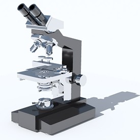 Microscope 2 3D Object | FREE Artlantis Objects Download